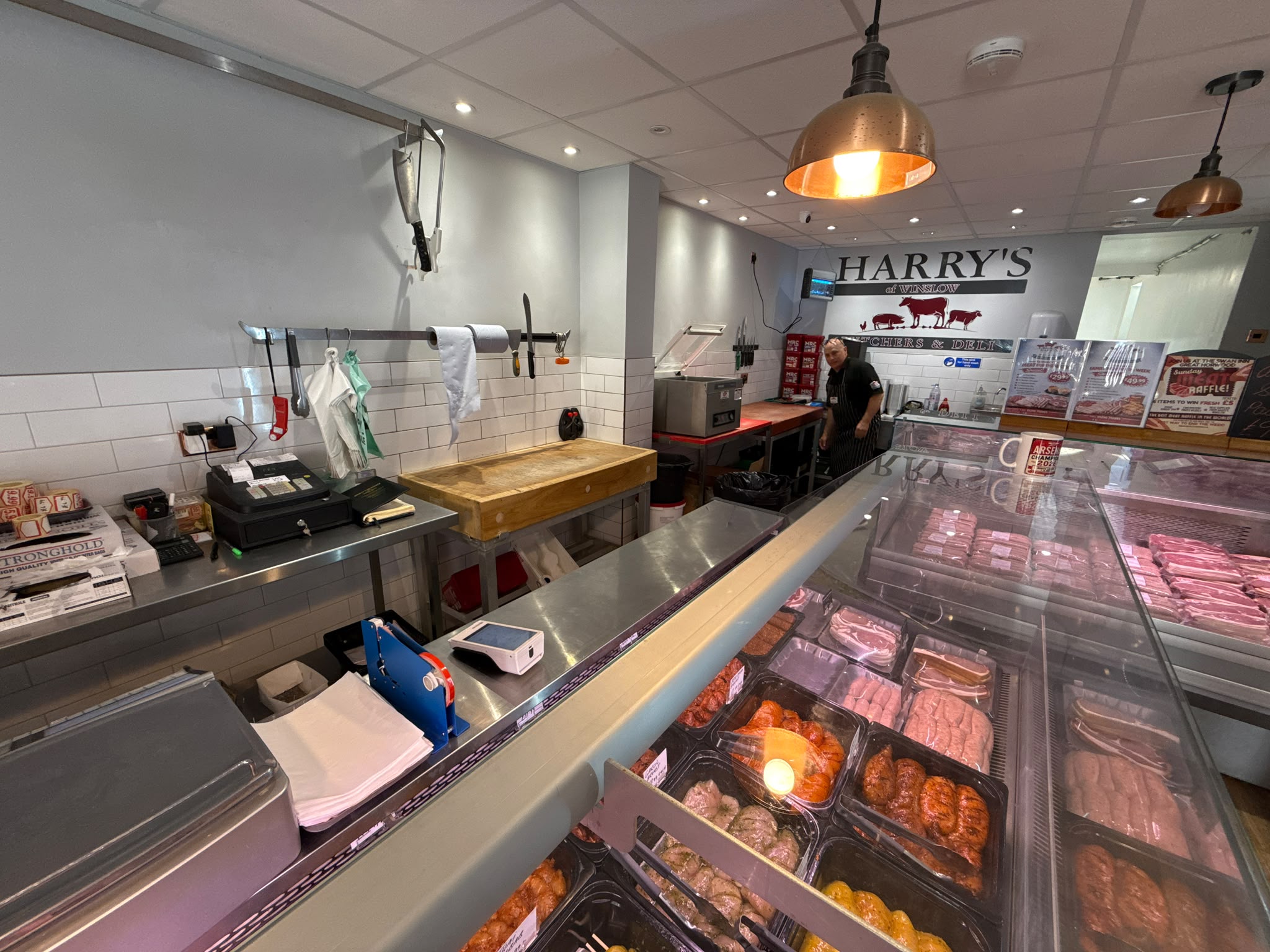Inside Harry's Butchers