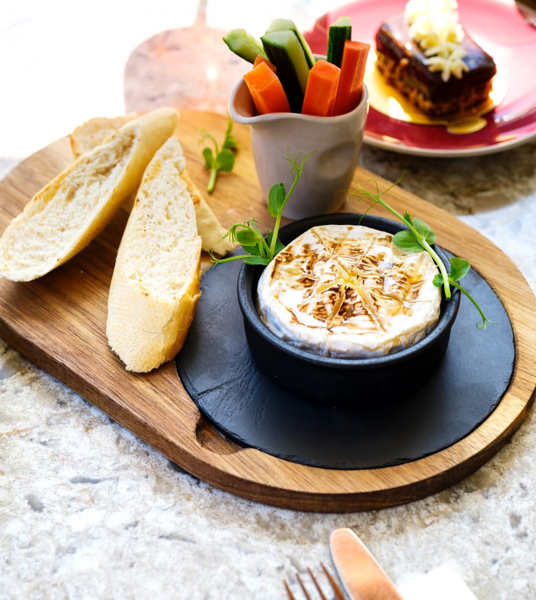 Baked Camembert served at French Affaire