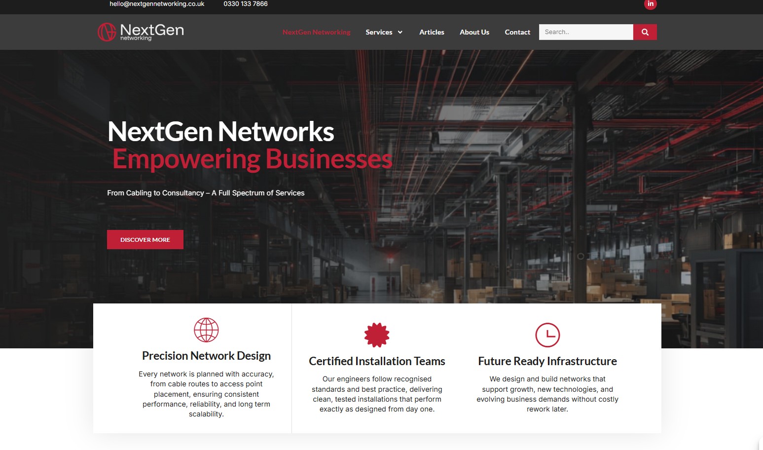 NextGen Networking website